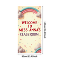 thumbnail image 3 of Welcome Banner for Classroom Rainbow Theme Welcome to Miss Anna's Classroom Backdrop Decor Photography Props Party Supplies School Events Reusable Decoration, 3 of 8