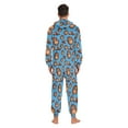 thumbnail image 7 of joogoo Funny Gorillas Blue Unisex Adults Onesies Pajamas Jumpsuits L, 7 of 7