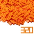 thumbnail image 1 of Bloques de construcción Feleph Classic 2x4 Bricks Orange 320 piezas, 1 of 6