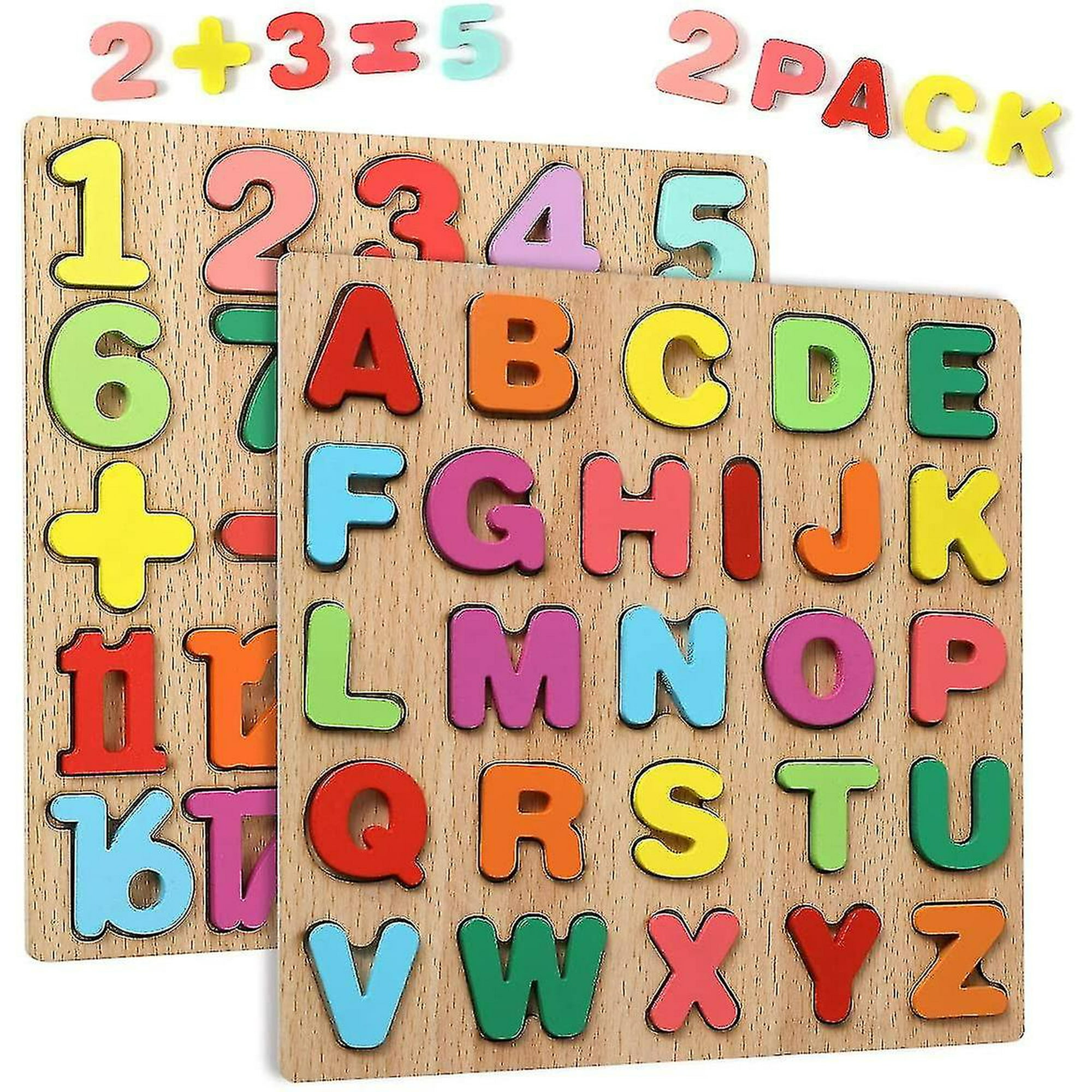 Wooden Jigsaw Puzzles For 2 3 4 Year Old Kids With 20-piece