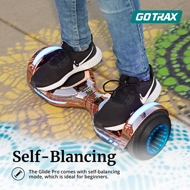 GOTRAX Glide Pro Bluetooth Hoverboard 6.5in LED Wheels Self