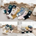 thumbnail image 3 of MSJUHEG Fuzzy Socks,Slipper Socks,Fluffy Socks,Bearpaw Socks,Cloud Socks,Thermal Socks for Coral Socks Stripe Socks Colorful Lightweight Athletic Socks Socks D One Size, 3 of 4