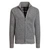 thumbnail image 4 of Alta Men's Fleece Lined Casual Full-Zip Mock Neck Sweater - Light Gray Jacket -S, 4 of 5