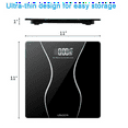 thumbnail image 5 of ZOUYUE Digital Electronic LCD Personal Glass Bathroom Body Weight Weighing Scales 396LB, 5 of 9