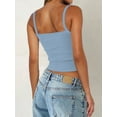 thumbnail image 5 of Michellecmm  Women Summer Crop Camisole Casual Lace Trim Spaghetti Strap Tank Tops, 5 of 6