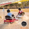thumbnail image 6 of Drift Go Kart for Kids, 24V Electric Drift Car Kids Ride on Toys, Ages 6-12, 360 Drifting, 300W Brushless Motor - White, 6 of 6