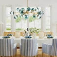 thumbnail image 3 of RRTYO Modern Large Bubble Sputnik Chandelier in Black or Gold for Dining Room Gold Blue Glass Polished Gold, 3 of 5