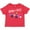 Red, variant on Inktastic Born to Race- Pink Race Car Boys or Girls Toddler T-Shirt