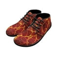 thumbnail image 3 of Wismoutput Red Flame Sneakers for Men Boys Minimalist Comfortable Barefoot Shoes Wide Width Size 5.5-14, 3 of 7
