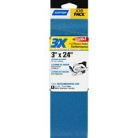 

Norton 07660749271 Power Sanding Belt 3 x 24 Zirconia Alumina