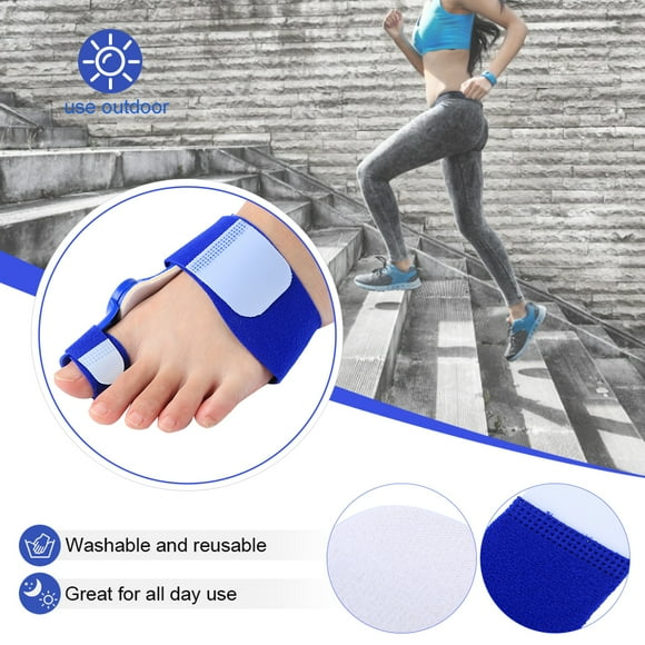 Hallux Valgus Corrector, PVC + Suede Adult Bunion Corrector Bursitis Orthosis Equipment Bunion Corrector, For Woman Day/Night