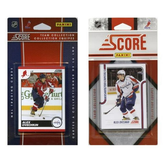 C & I Collectables CAPITALS2TS NHL Washington Capitals Ensemble de 2 Équipes sous Licence