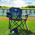 thumbnail image 4 of Equip Outfield Chairs New York Yankees Collapsible Camping Chairs with Carry Bag, Blue, 4 of 9