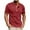Red, variant on ZZwxWA Crop Tops for Men Holiday Gifts Fashion Oversize Loose Fit Tops Printed Plus Size Male Tee Elastic Crew Neck Work Out Tshirts Breathable Cozy Style Shirts Holiday Beach Short Sleeve Blouse