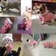 thumbnail image 3 of Ropa de nieve para perros, ropa para mascotas, ropa abrigada para perros y gatos (pecho S: 34-36 cm, rosa), 3 of 5
