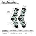 thumbnail image 2 of Haiem Panda And Eucalyptus Pattern Crew Socks – Soft & Durable Moisture-wicking Socks, Stay-Up Fit for Business, Work, and Casual Wear Size 5-11, 2 of 6