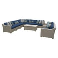 thumbnail image 5 of Coast 10 Piece Outdoor Wicker Patio Furniture Set 10a-Color:Wheat, 5 of 11