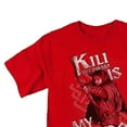 thumbnail image 3 of Lord of the Rings The Hobbit Kili The Dwarf is my Hero Men's Red T-Shirt (Medium), 3 of 4