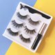 thumbnail image 1 of Magnetic Eyelashes 3D Mink Eyelashes Makeup Magnetic Lashes Eyeliner Tweezers Set Natural False Lashes Short Faux Cils3Pair 020 015 016 He Qiyong unisex, 1 of 1