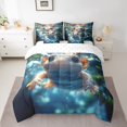 thumbnail image 2 of Erosebridal Cartoon Axolotl Bedding Full Size, Ocean Animal Bed in a Bag Full size, Marine Room Decor, Reversible, 2 of 5