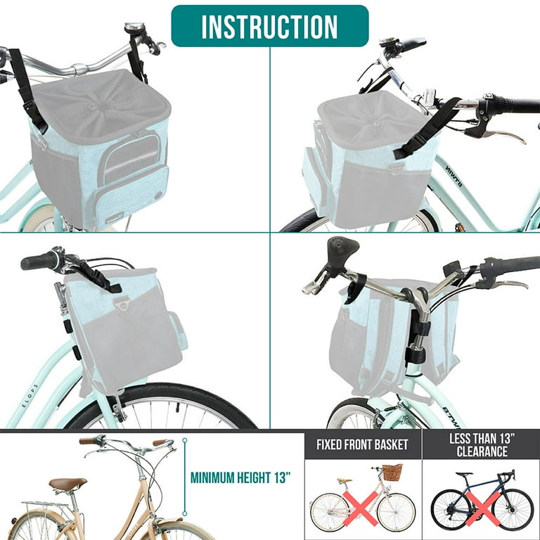 Walmart dog outlet bike basket