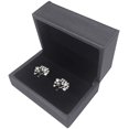 thumbnail image 3 of Gold Bearer Ring Box – Premium PU Leather Double Rings Box for Wedding Engagement Gift Box, 3 of 7