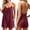 #001 Brick Red, variant on Linen Rompers for Women Casual Sleeveless Short Overalls Spaghetti Strap Shorts Jumpsuit with Pockets (Brick Red,S)