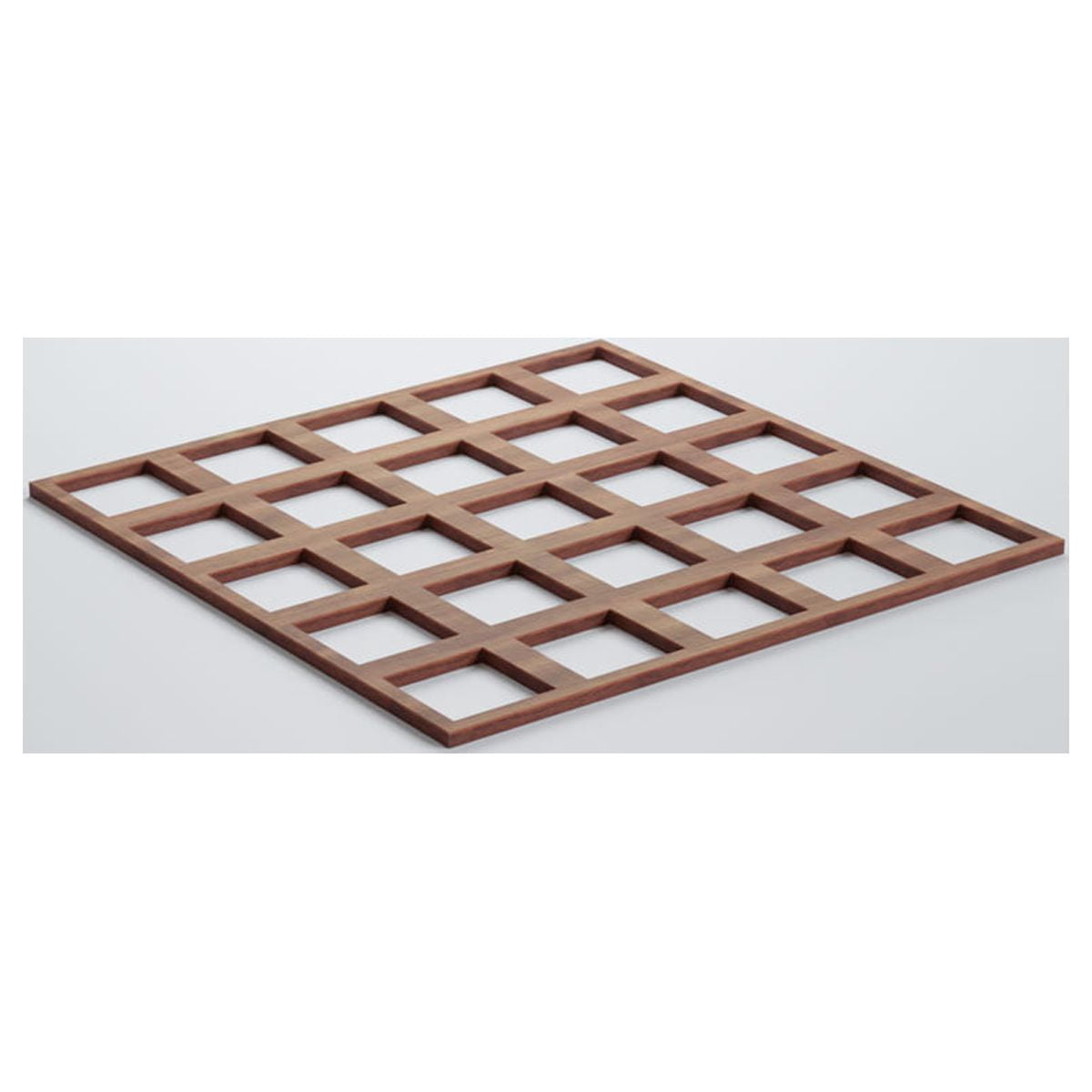 Ekena Millwork 11 3/8"W x 11 3/8"H x 1/4"T Small Manchester Decorative Fretwork Wood Wall Panels, Walnut