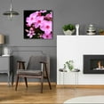 thumbnail image 6 of Epic Art 'Pink Flowers 1' by Photoinc Studio, Acrylic Glass Wall Art, 24"x24", 6 of 8