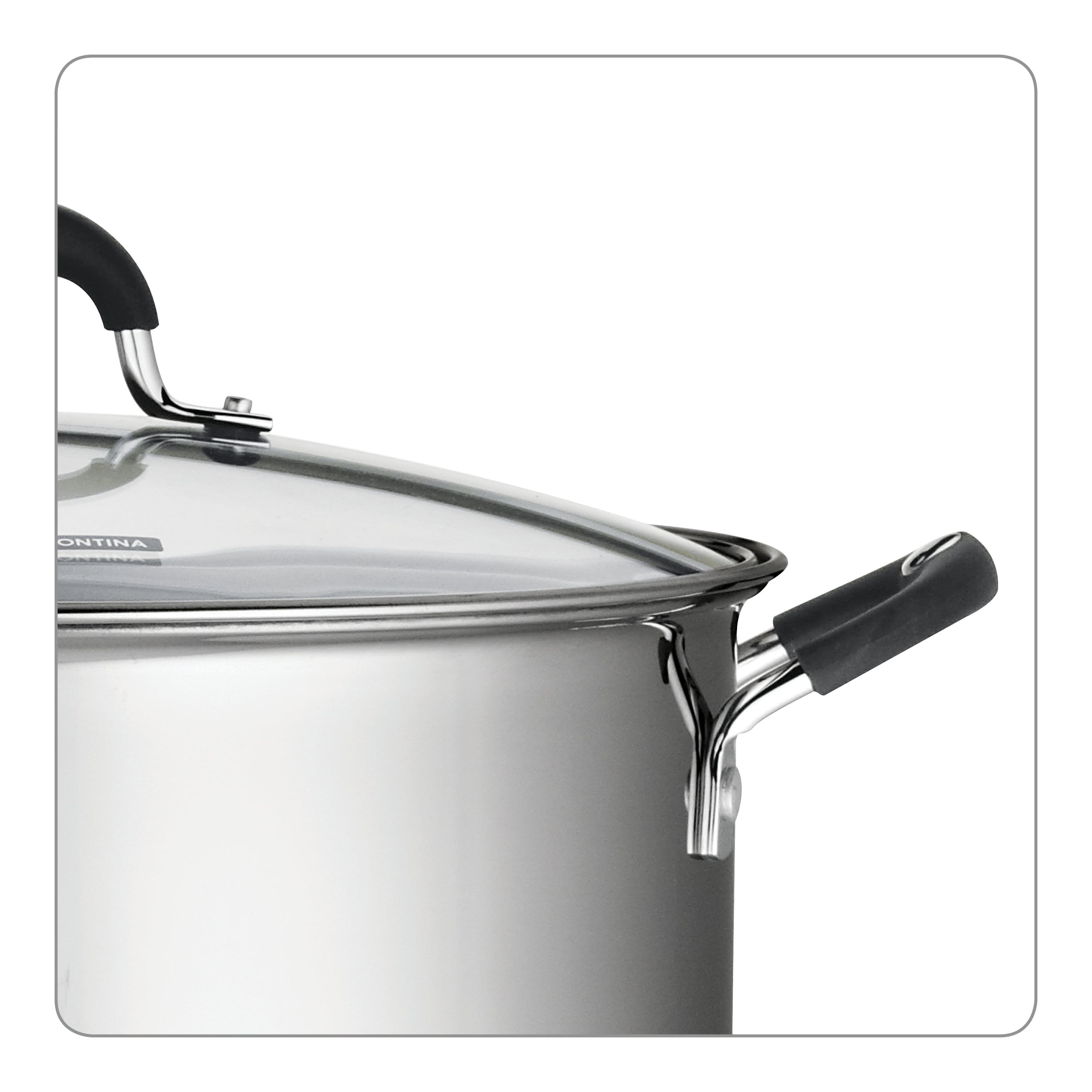 Tramontina 18/10 Stainless Steel 22-Quart Covered Stockpot 