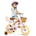 thumbnail image 6 of KORIMEFA Girl Bike for Toddlers and Kids Ages 3-6 Years Old, 12 Inch Kids Bike with Training Wheels & Basket, 12 in Girl Bicycle with Handbrake & Kickstand, 6 of 14