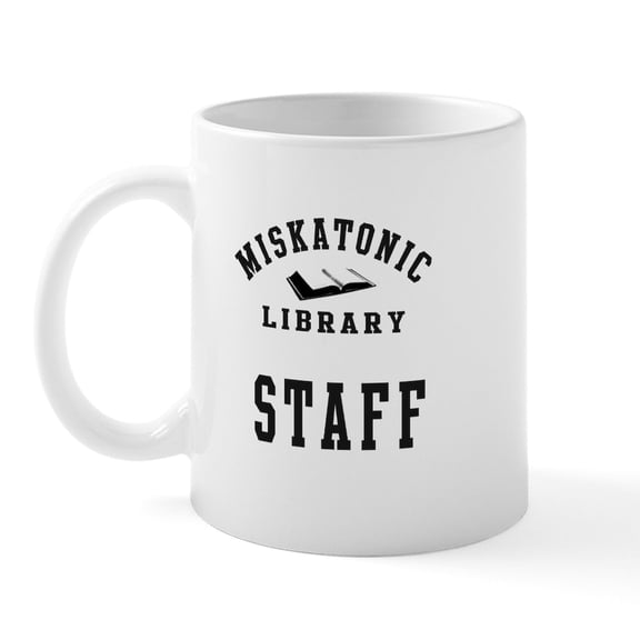 CafePress - Miskatonic Library Mug - 11 oz Ceramic Mug - Novelty Coffee Tea Cup