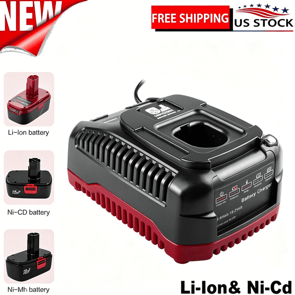 19.2V Ni-MH Li-on Fast Charger for Craftsman C3 19.2 Volt Diehard 130279005 11375 11376