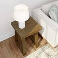 thumbnail image 6 of Plank+Beam Solid Wood Classic Square Side Table, 20" Sofa Table for Living Room, End Table, 6 of 8