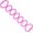 Pink, variant on 7 Ring Stretch Resistance Exercise Band: Adjustable Workout Bands Miracle Miles Band, Yoga Stretching, Arm, Shoulders Foot, Leg Fitness Home Gym Fitness Program Exercise Bands Stretch Bands