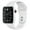 Ceramic White, variant on Restored Apple Watch Series 5 (GPS+Cellular, 40mm) - Silver Aluminum Case - White Sport Band (Refurbished)