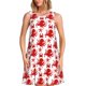 thumbnail image 1 of Balery Octopus Vestidos de verano para mujer con estampado: vestido holgado sin mangas, vestido playero informal y cómodo para días calurosos., 1 of 7