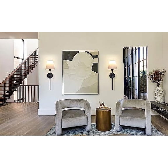 Wall Sconces Battery Operated Wall Lights Set Of 2, No Wiring Required For Installation Sconces,Remote Control Wall Light Dimmable, Farmhouse Wall Lamp For Bedroom Mirror Living Ro