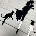 thumbnail image 2 of Decoración para tartas de boda JIEEIN para novia, novio, con mascota, gato y perro, 2 of 6