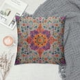 thumbnail image 2 of COMIO Ethnic Bohemian Pillow Covers Turkish Persian Carpet Tribal Pattern Pillowcase Super Soft Oriental Decorative Cushion Covers for Living Room Bedroom Bed Cushion Outdoor (Multicolor), 2 of 5