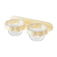 thumbnail image 1 of Soporte para huevos de belleza, soporte para secado de cosméticos, soporte para licuadora de maquillaje De color crema, 1 of 7