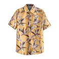thumbnail image 3 of toraway Chemises pour Hommes Manches Courtes Bouton Chemise Ajustée Manches Courtes Extensible Tissée Boutonnée m, 3 of 3