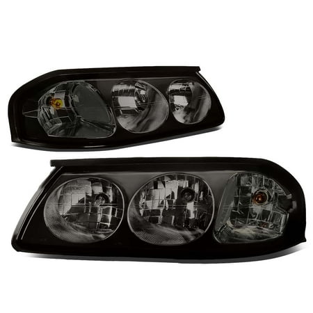 - For 00-05 Chevy Impala 8th Gen Pair of Smoke Lens Clear Corner HeadLight 01 02 03 04
