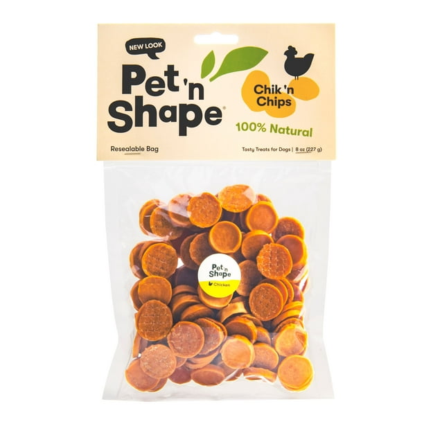 Pet 'n Shape All Natural Chik 'n Chips Dog Treats, 8 Oz
