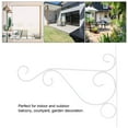 thumbnail image 3 of Iron Plant Hanger Wall Hanging Bracket Flower Hook for Home Garden Decoration 25*21cm, 3 of 9