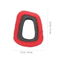 thumbnail image 4 of Miangastore 1 Paire de Couvre-Écouteurs en PU Rouge pour Usage Quotidien G35, 4 of 9