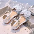 thumbnail image 5 of IUJSOY Girls Dress Shoes Pumps Glitter Sequins Princess Shoes Mary Jane Low Heels with Pearl, 5 of 9
