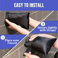 thumbnail image 3 of 4 Pack Outdoor Faucet Cover, Waterproof Large Insulated Spigot Protector Socks for Winter Freeze Protection in Cold Weather, 3 of 6