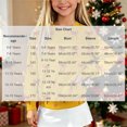 thumbnail image 6 of Christmas Kids Sweater Girls Crewneck Sweatshirt Long Sleeve Pullover Knit Tops,Relaxed Warm For Festival School Wear,Yellow,7-8 Years, 6 of 6