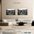 thumbnail image 4 of Elephant Stock Zebra Face Off Wall Art - Horizontal Canvas Wall Art - Living Room Wall Decor - Animal Canvas - Black And White Decor - 48" x 32", 4 of 8